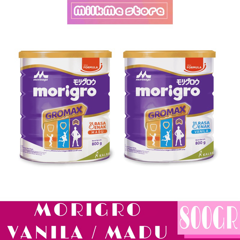 

Morigrow Susu Rasa Vanila / Madu Usia 1 - 12 Tahun 800Gr