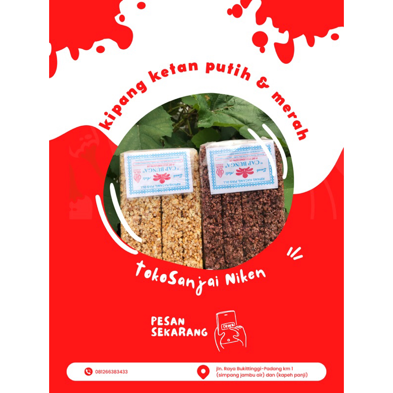 

kipang kentan putih & merah