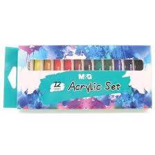 

Cat Acrylic M&G 12 Colours 12 ml #APLN6594 Cat Akrilik 12 Warna Akrilik Cat 12 ml Alat Melukis SHESB