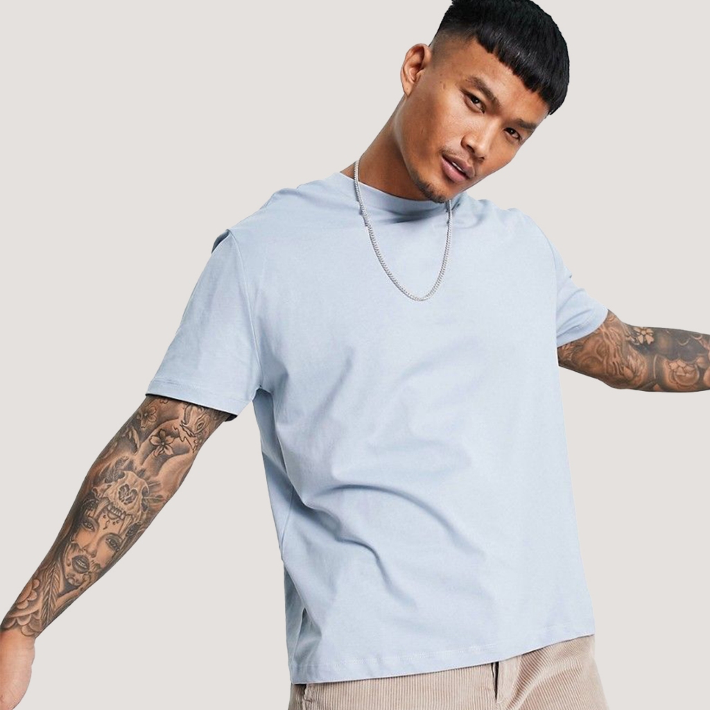 STUDIOZETA KAOS POLOS BIRU LANGIT COTTON COMBED PREMIUM BAJU PRIA WANITA KAOS POLOS LENGAN PENDEK