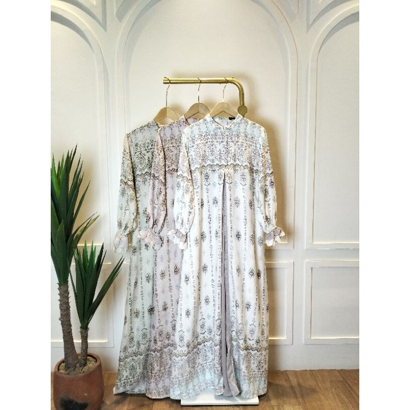 Natasha dress by Zalifa X Marema,gamis terbaru zalifa,dress remaja dewasa