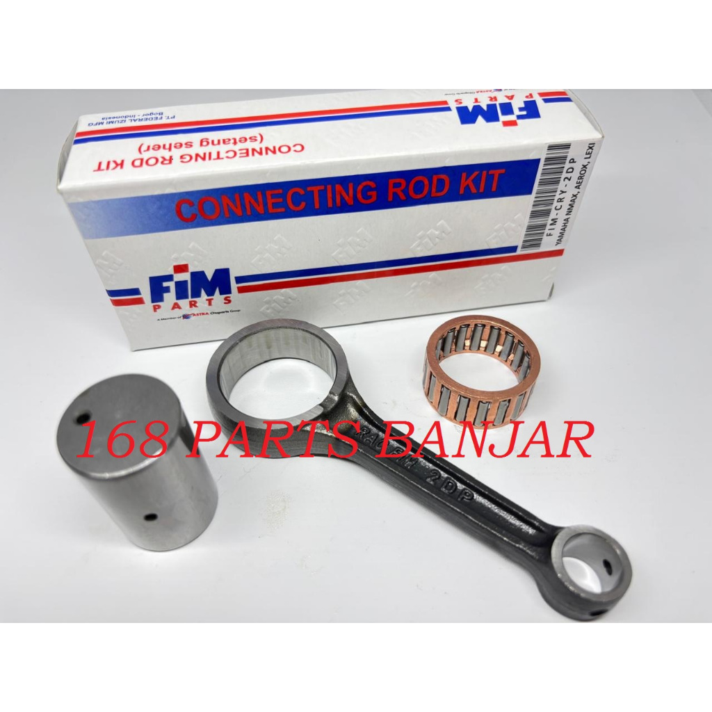 Fim Izumi Stang Piston Seher Conrod Connecting Rod Kit Yamaha N Max / Aerox 155 / Lexi 2DP