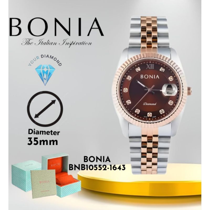 Jam Tangan Pria Bonia DIAMOND BNB10552-1643 Jam Tangan Pria Bonia Original bnb10552-1643 Garansi Res