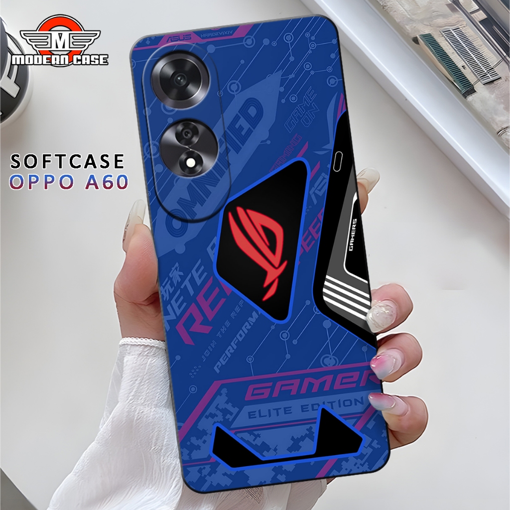 Softcase Silikon Untuk OPPO A60 New 2024 - Case Hp - Case Murah Berkualitas - Casing Hp Oppo - Softc