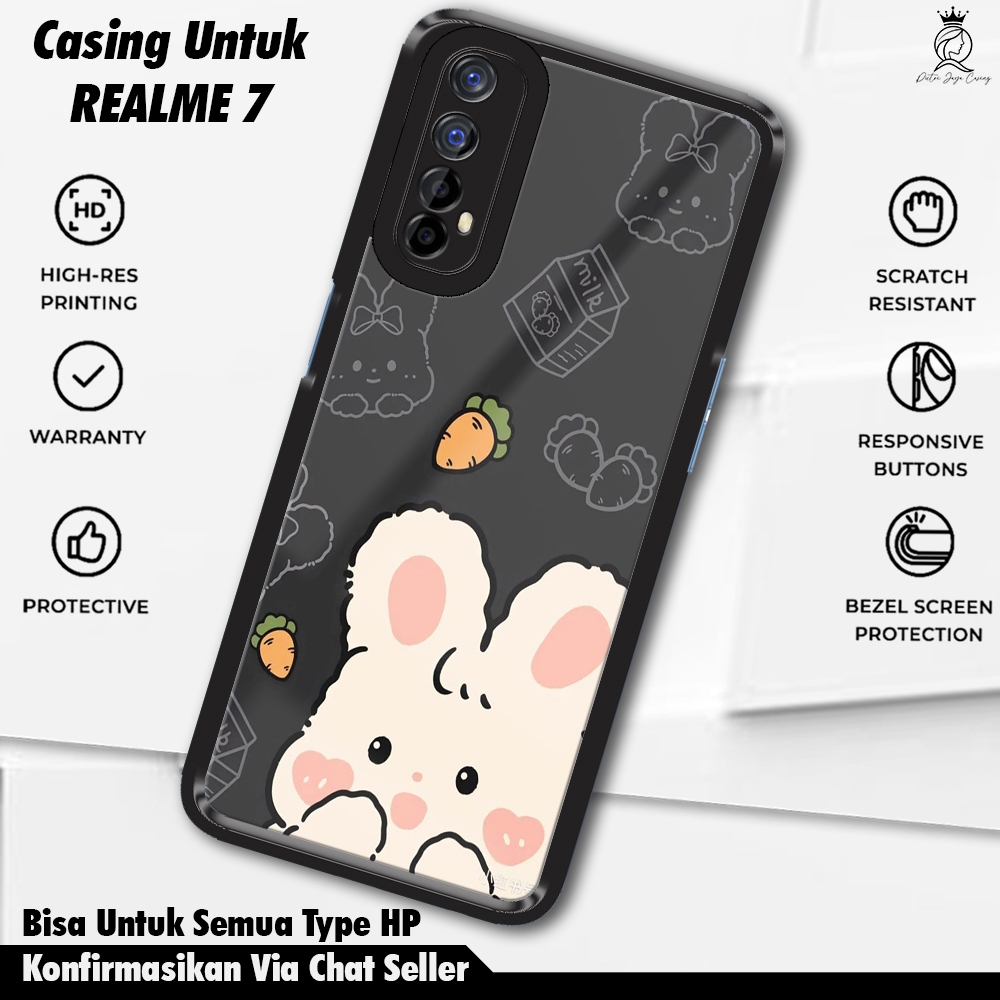 Case Realme 7 [ LUCU CUTE ] Casing Hp Realme 7 Hardcase Softcase Premium Glossy