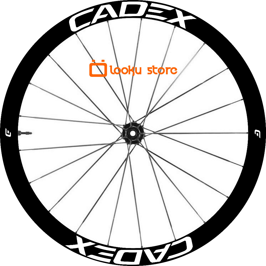 stiker Rim Cadex 700c Profile 42-40 mm - Stiker Rim Sepeda Roadbike