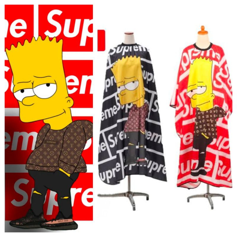 KIP CAPE BARBER SALON BART SIMPS X SUPREME X LV  JUMBO / SIMPSON