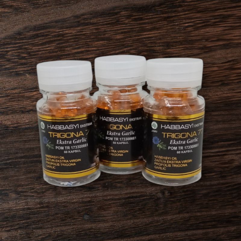 habbasyi trigona 77 60 kapsul ekstrak garlic BPOM/ trigona 77