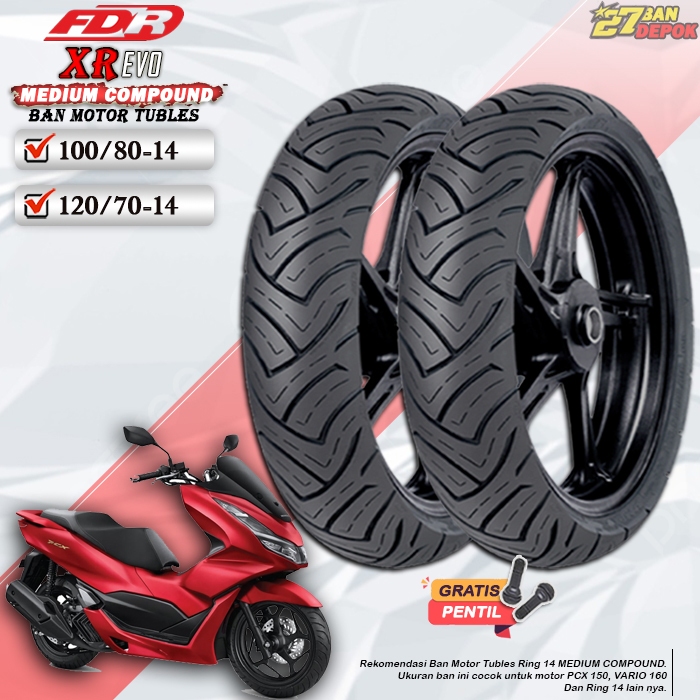 Ban Motor FDR XR EVO Ring 14 Tubles Ban Motor Tubeless PCX 150 Vario 160 Ring 14 Tubles