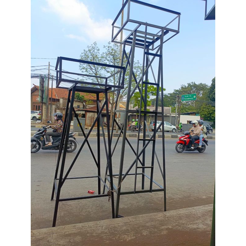 tiang toren tinggi 3 meter untuk toren 500 liter