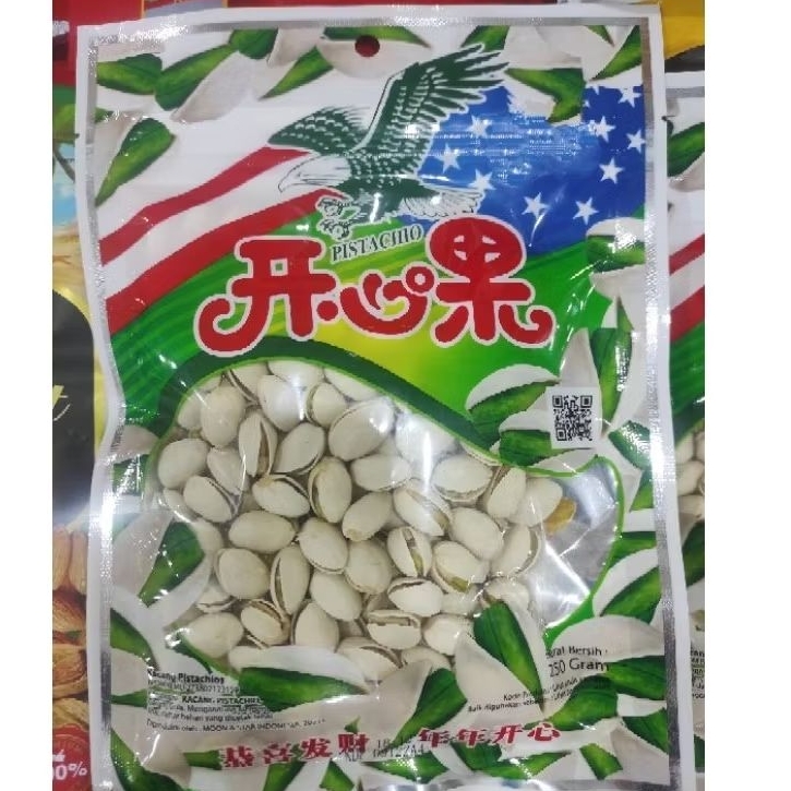 

KACANG PISTACHIOS NUTS 250gr kai xin guo cemilan kacang snack imlek hp