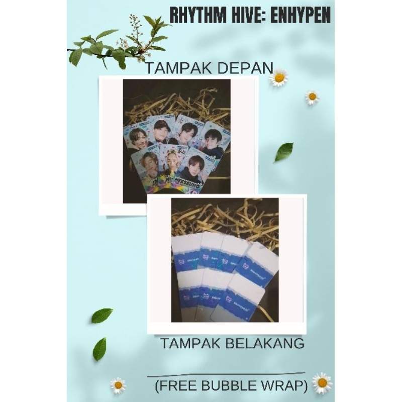PHOTOCARD RHYTHM HIVE ENHYPEN‼️