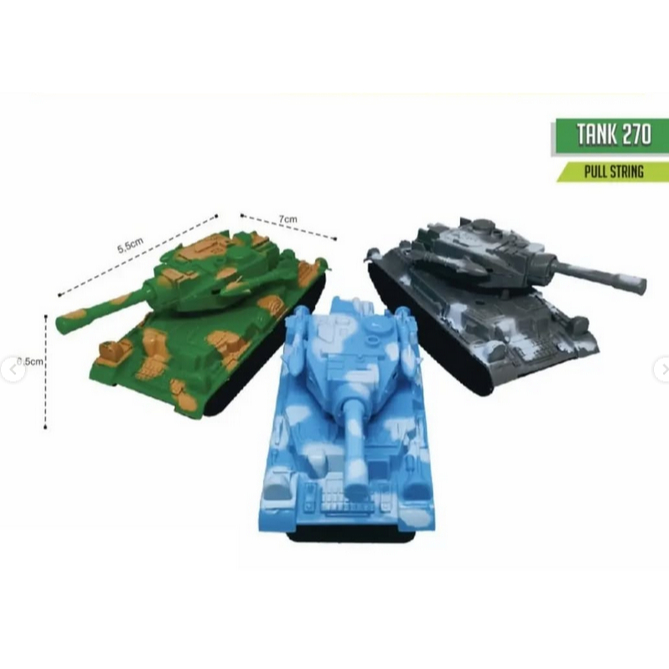 TANK270 Mainan Tank Baja Tempur - Battle Tank Army oct6531