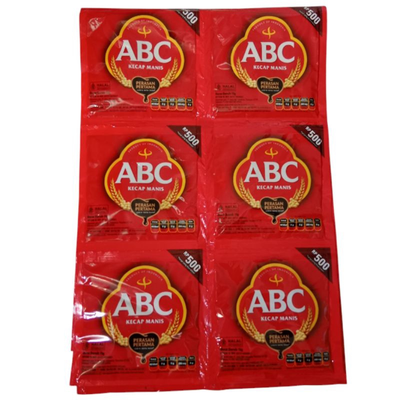 

kecap manis ABC 1 renceng 12 sachet