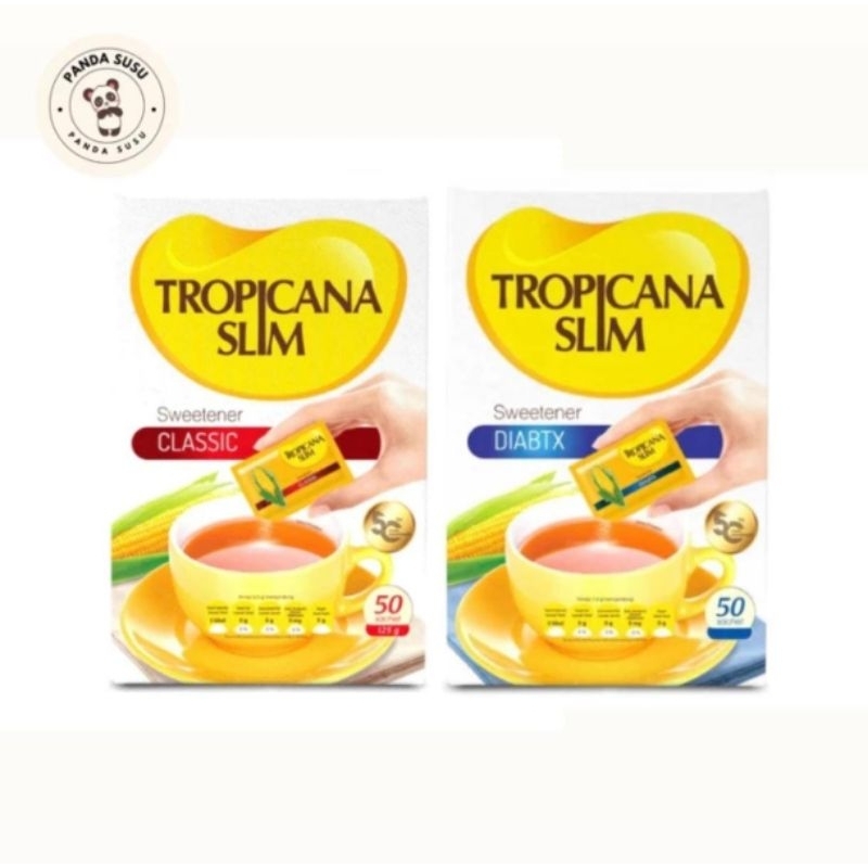 

Tropicana Slim Sweetener Classic & Diabtx (50 sachet)