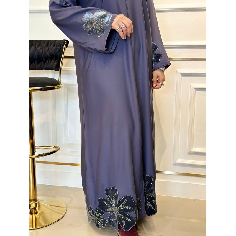 Abaya Dubai New/Abaya Dubai ORI/Abaya Dubai Abu Mix Velvet Bunga