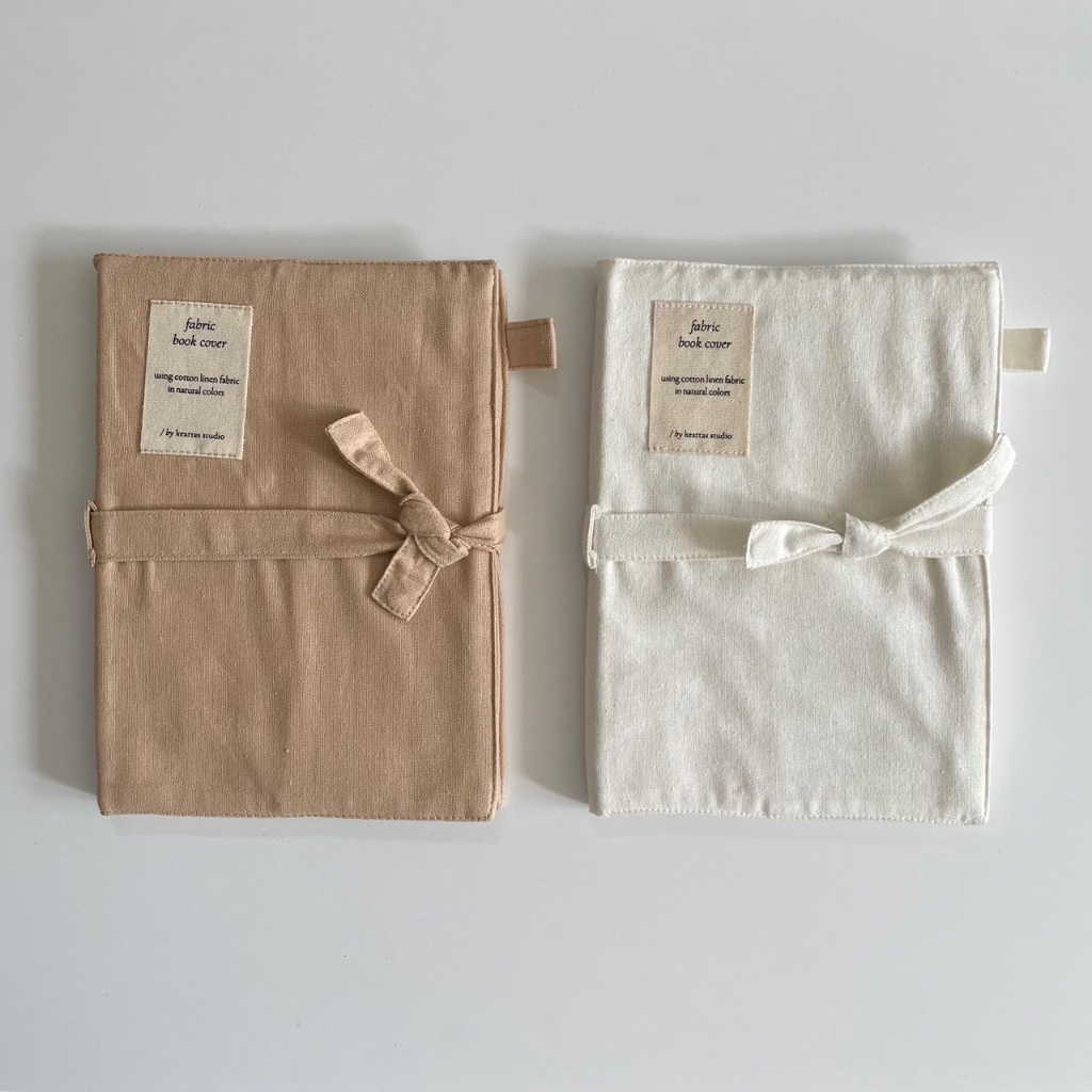 

Fabric Book Cover by Keartas Studio Sampul Buku Kain