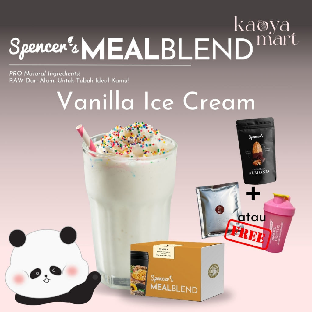 

Spencer's Mealblend Multigrain Vanilla Ice Cream - Meal Replacement Solusi Langsing Alami