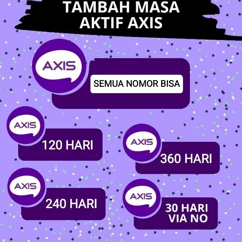Masa Aktif Axis 1 bulan 4 Bulan | Perpanjang Masa Aktif Axis