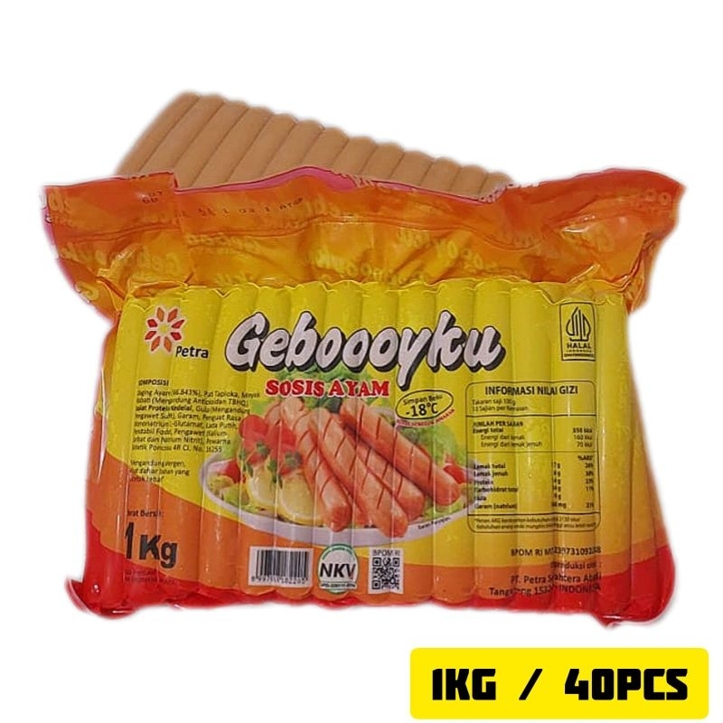 

Sosis Ayam Geboooyku 1kg Frozen