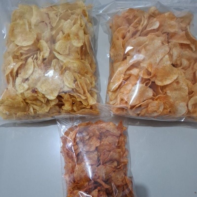 

keripik/kerupuk/snack kentang all varian Best seller harga termurah