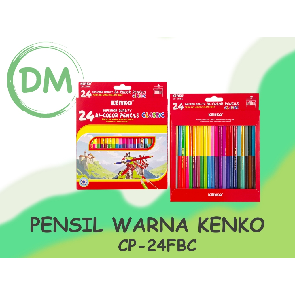

24FBC KENKO COLOR PENCILS / PENSIL WARNA 48 WARNA