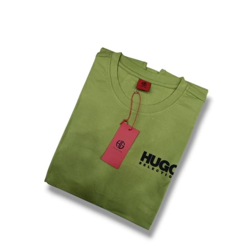 Kaos HUGO SELECTION Spandex Original 100%/kaos oblong HG selection dewasa / baju distro cowok/ t-shi