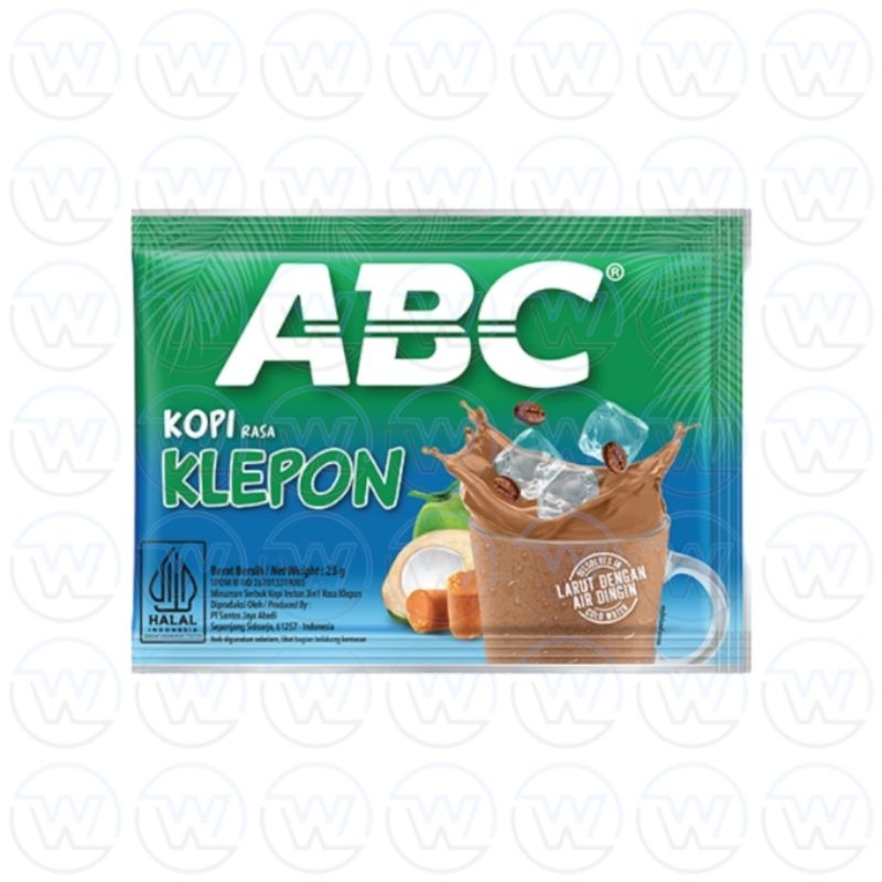 

Abc Kopi Klepon 25gr × 10 Sachet