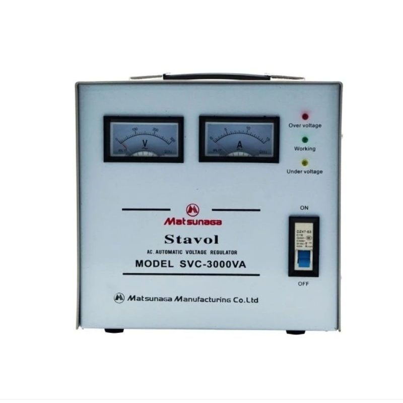 Matsunasa Stavol AC Automatic Voltage Regulator Model SVC-3000VA