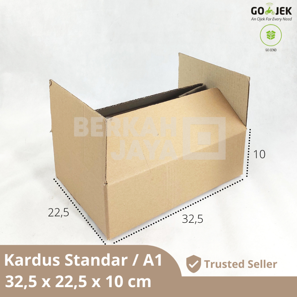 

KARDUS 32,5x22,5x10 cm BARU POLOS KUAT KARTON BOX DUS COKLAT PACKING MURAH 32,5 x 22,5 x 10 cm (Kardus 32.5 x 22.5 x 10 cm))