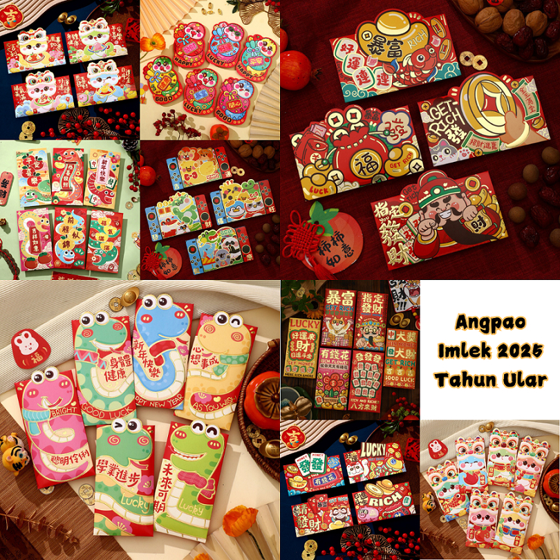 

Angpao Imlek Premium 3D 2025 Tahun Ular Angpau Premium Sincia Lucu