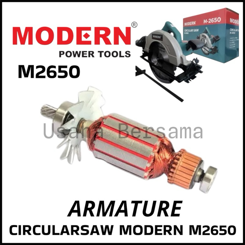 Armature For CIRCULARSAW MODERN M2650 / Angker Dinamo CIRCULARSAW MODERN M2650 / Rotor Gulungan CIRC