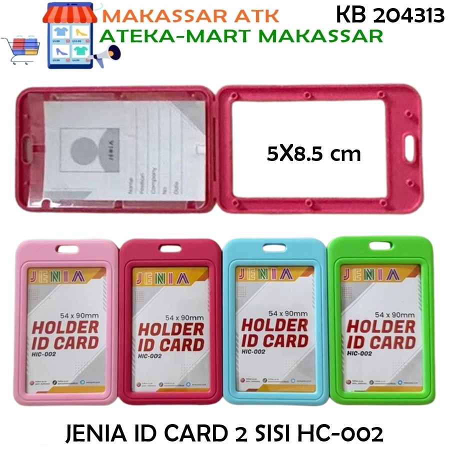 

[1PCS] JENIA ID CARD 2 SISI HC-002 TEMPAT KARTU IDENTITAS