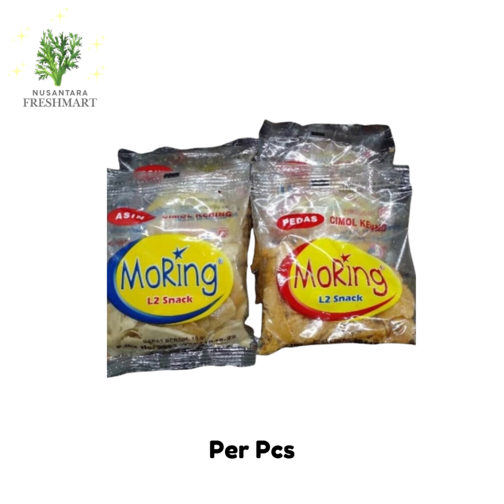 

[Nusantara Freshmart] Snack Cimol Kering Moring 20 gr Per Pcs