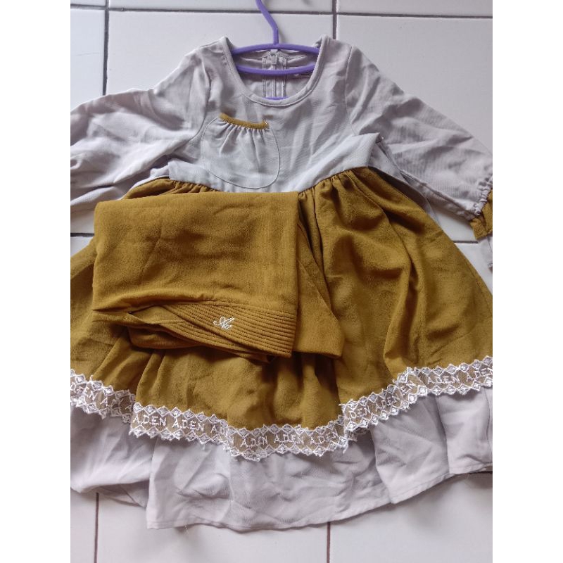 gamis anak brand Aden hijab preloved