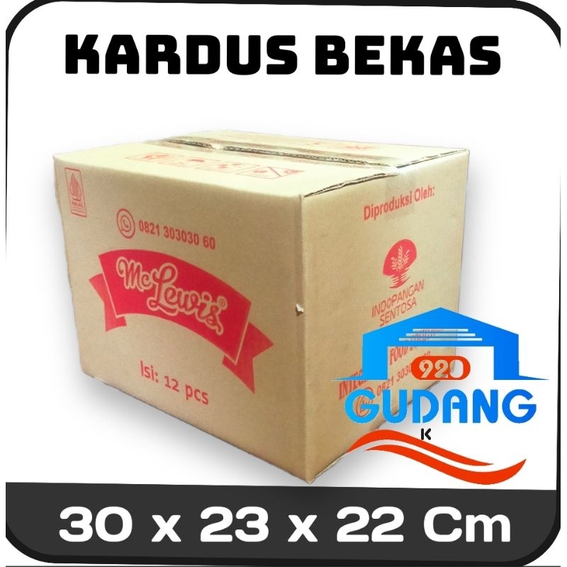 

KARDUS BEKAS 30 x 23 x 22 Cm