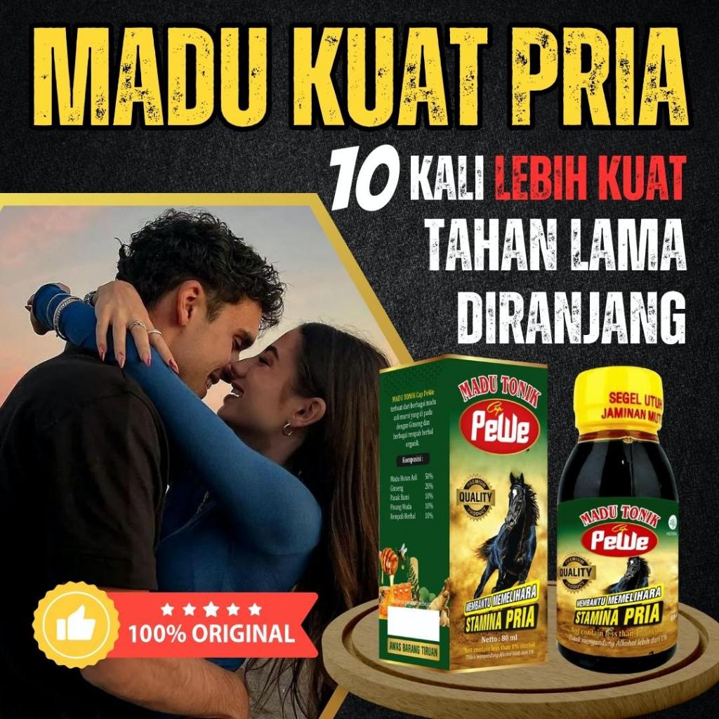 

Madu Tonik Pewe Asli Madukuat Rahasia Pria Perkasa Kuat Tahan Lama Di Ranjang Tanpa Efek Samping