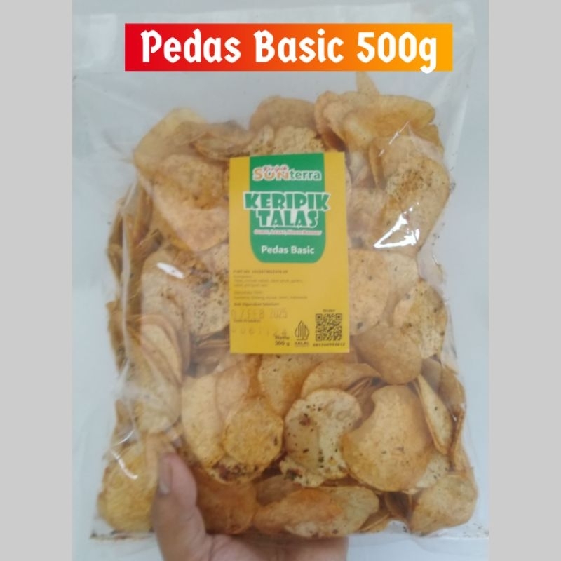 

Keripik talas [Pedas]-500