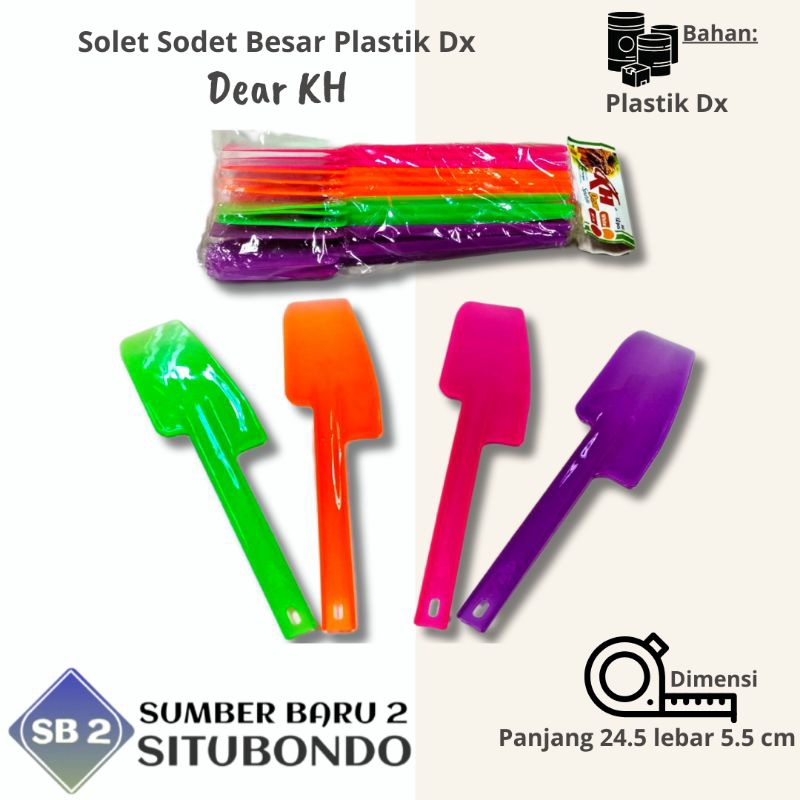 Solet Sodet Pellet Spatula Plastik Jumbo Dear KH