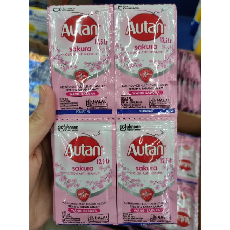 Autan Anti Nyamuk Wangi Sakura Sachet (1 Renceng 24 sachet)
