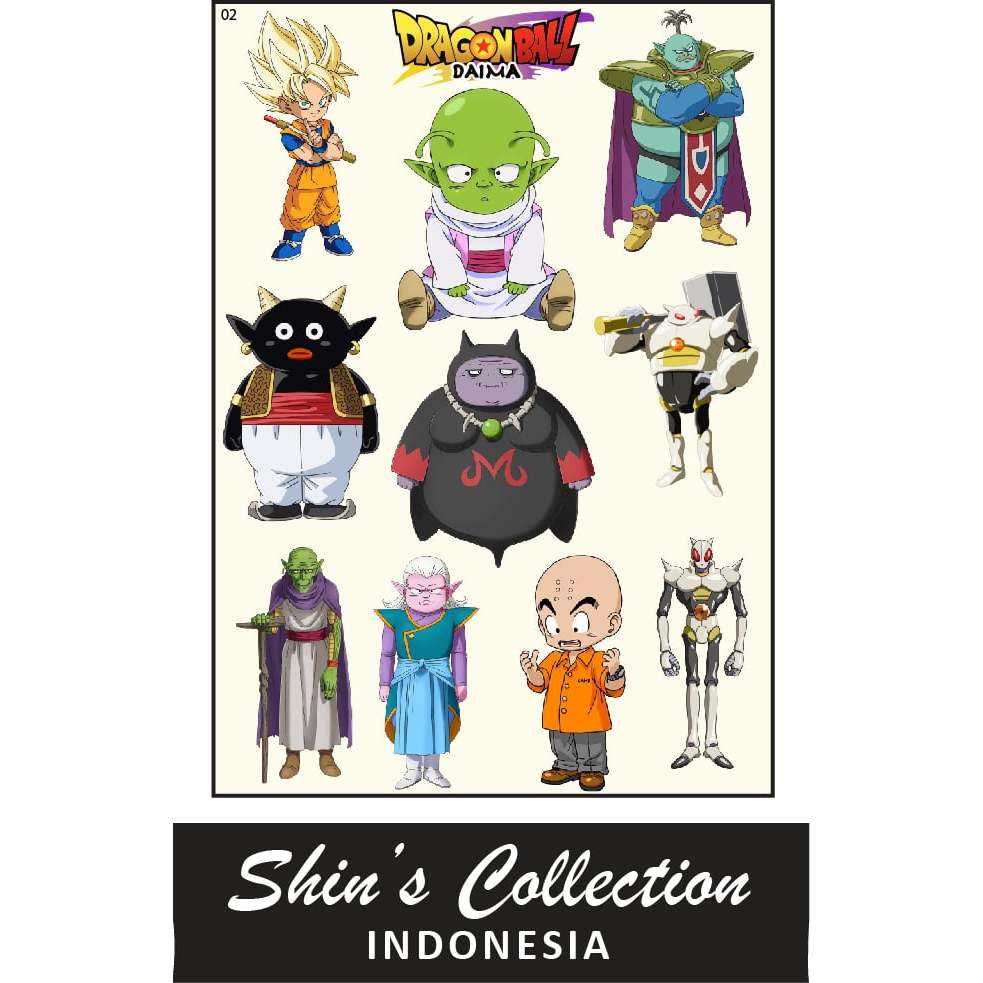 

Sticker stiker Dragon Ball Daima 1 pc