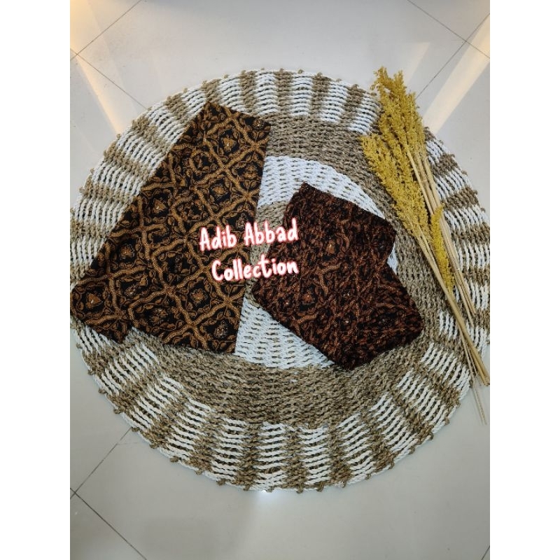 SET SELENDANG + ROK PLISKET BATIK