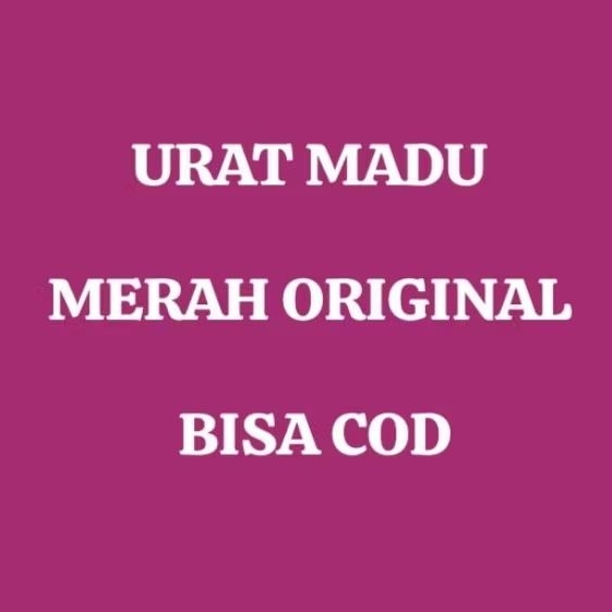 

Jual urat merah madu ORIGINAL