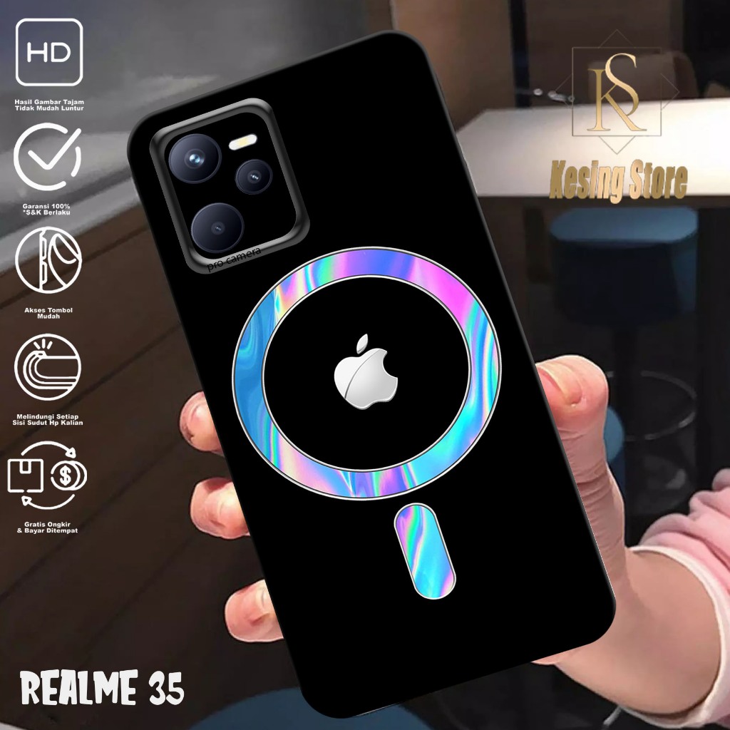 Case  REALME C35 - Casing REALME C35 Logo Magsv - Casing Hp  - Silokon Hp - Case Terbaru - Case Terl