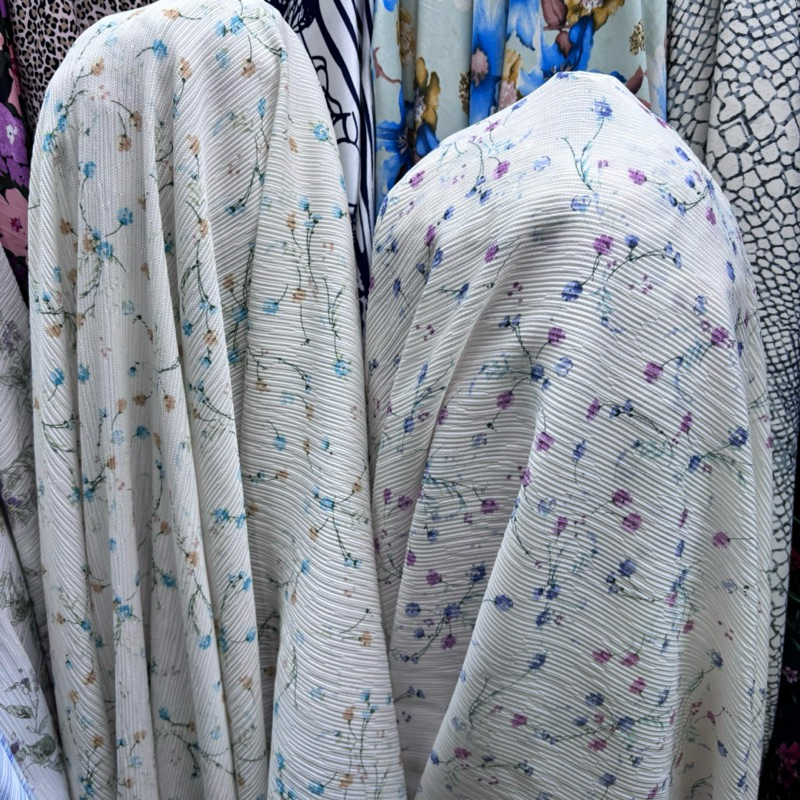 kain crinkle premium - kain cringkel motif premium - kain bahan motif premium - kain crinkle motif p