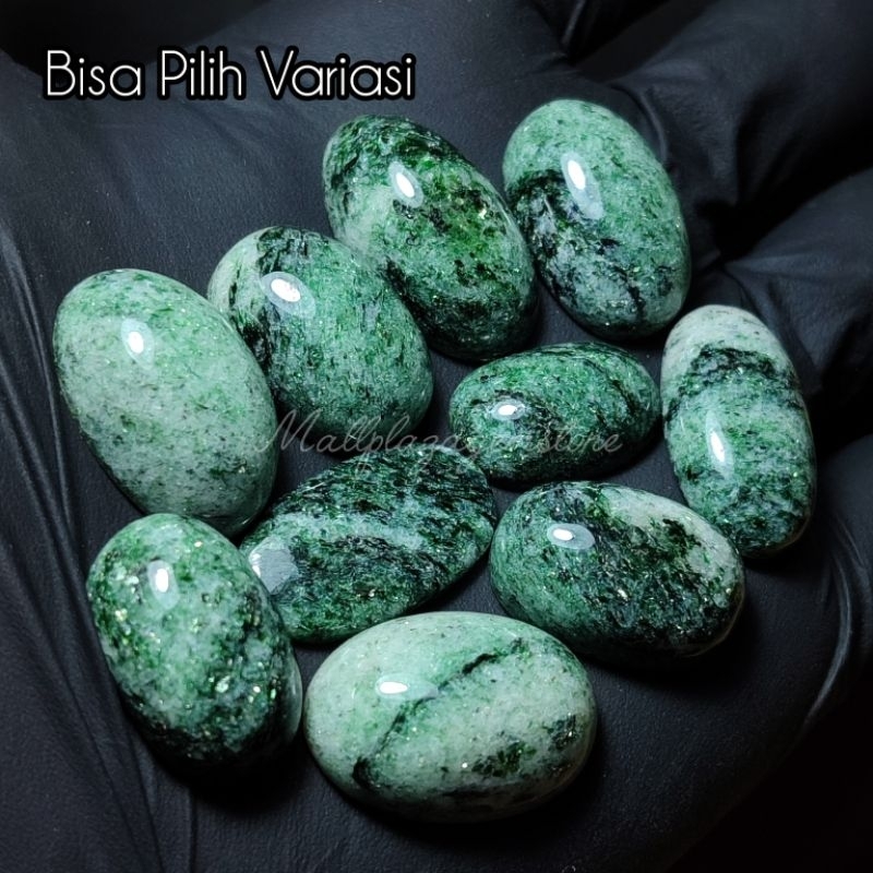 batu pasir intan hijau asli natural 100% / losstune batu pasir intan hijau / natural quartz