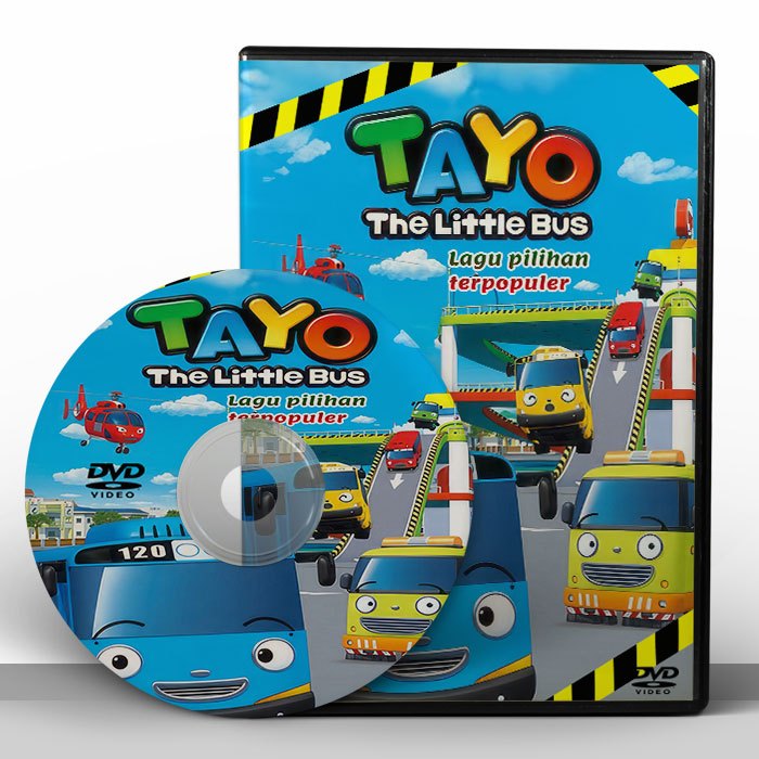 DVD Video Lagu Anak Tayo Bis Kecil (78 Lagu - Versi Bahasa Indonesia) Lagu Terpopuler