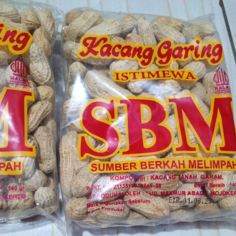 

Kacang SBM Kacang Garing istimewa 140gr