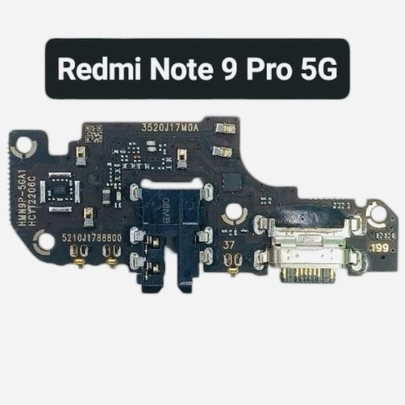 Papan Cas Conector Charger Xiaomi Redmi Note 9 Pro 5G