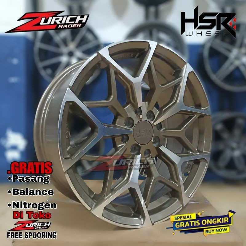 Velg Mobil Ring 17 Hsr Wheel Myth01 R17 Pelek Mini Cooper Swift Raize Spresso Avanza Jazz